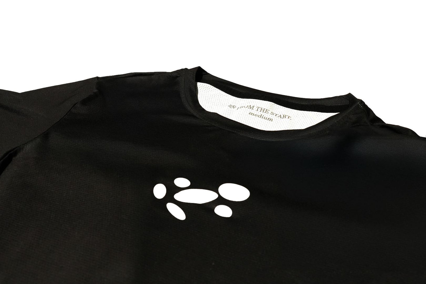 from the start "coal" black athletic top